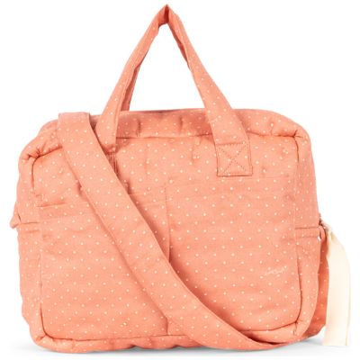 Sac à langer pour poupée Rose à pois