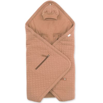 Nid d'ange passe sangle Biside Beige Quilted + pady jersey