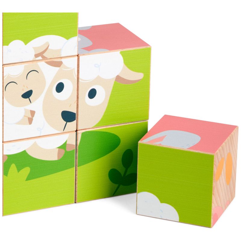 Puzzle cube animaux de la ferme Hape Produit 4