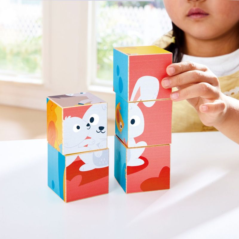 Puzzle cube animaux de la ferme Hape Ambiance 8