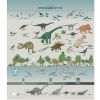 Planche Dinosaures et Cie illustrée (60 x 80 cm) - Les jolies planches