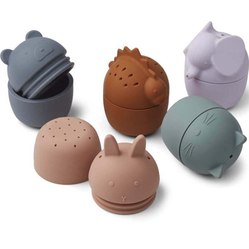 Lot de 5 jouets de bain Gaby Multi mix - Reconditionné Liewood