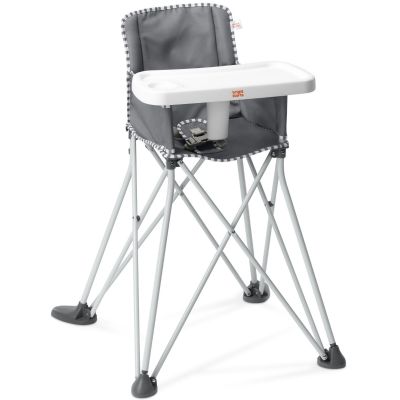 Chaise haute ultra compacte Pop'N Dine Gris - Reconditionné Bright Starts