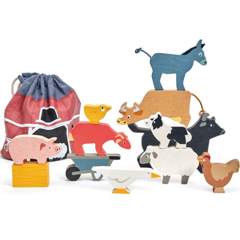 Animaux de la ferme à empiler Tender Leaf