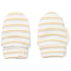 Mouffles de naissance Multi Stripe - Little Dutch