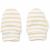 Variation Beige du produit Mouffles de naissance Multi Stripe de la marque Little Dutch