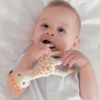 Combishort bleu clair Sophie la girafe (3 mois)  par Trois Kilos Sept