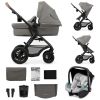 Poussette trio Moov 2 Air Moonlight Grey Kinderkraft Produit 1