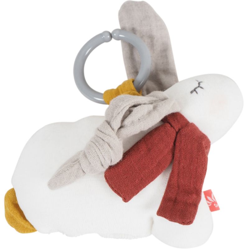Peluche vibrante Lapin blanc Kikadu