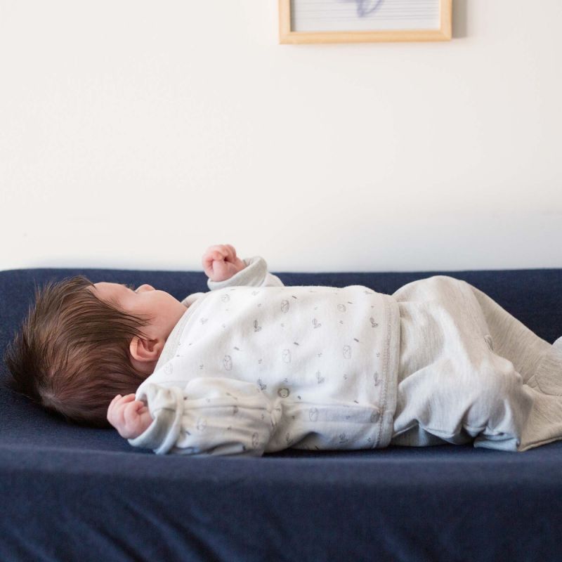 Kit de naissance Gris chiné 3 pièces (3 mois) Trois Kilos Sept Ambiance 8