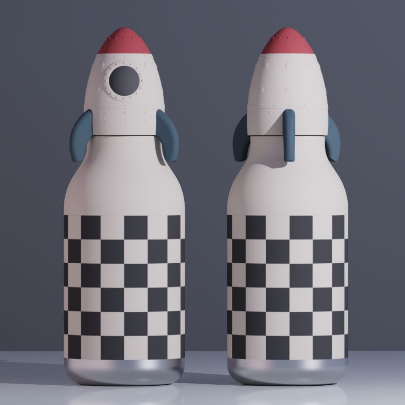 Gourde isotherme Bestie Fusée (460 ml) Asobu Ambiance 4