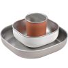 Coffret repas inox terracotta - Béaba