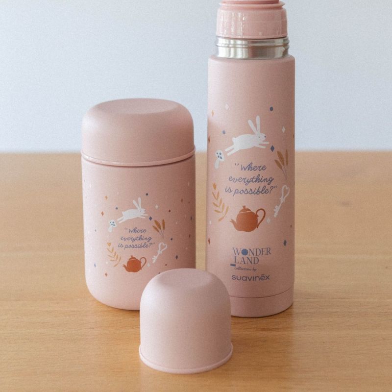 Bouteille isotherme Wonderland Rose (500Ml) Suavinex Ambiance 2