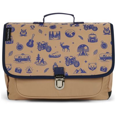 Cartable A4 primaire Brown Wild Trip (38 cm)