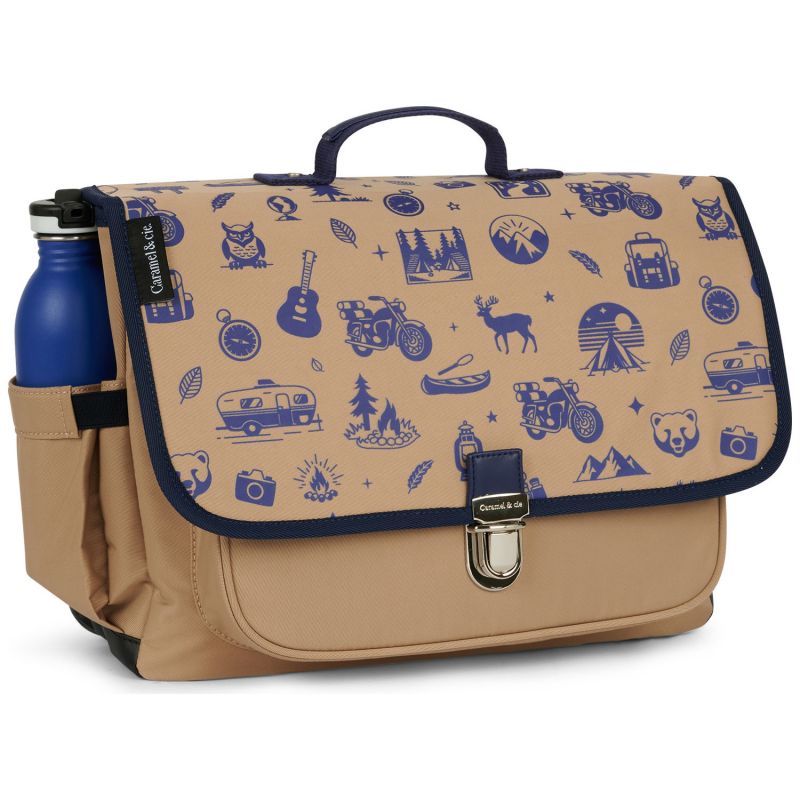 Cartable A4 primaire Brown Wild Trip Caramel & Cie Produit 3