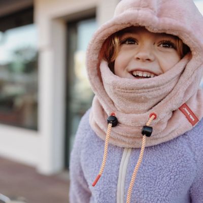 Cagoule polaire Warmy Pink (9-18 mois)