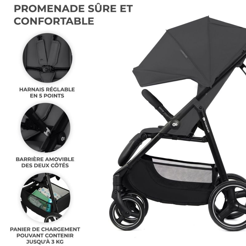 Poussette Trig 3 Granite Grey Kinderkraft Produit 4