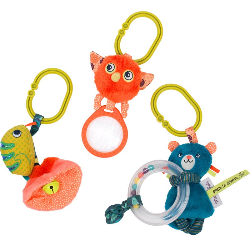 Jouets d'éveil à suspendre Dans la Jungle Moulin Roty