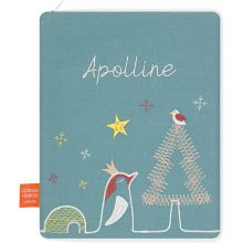 Protège carnet de santé pingouin océan (personnalisable)  par L'oiseau bateau