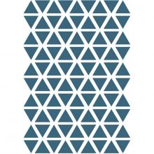 Stickers triangles bleu pétrol (29,7 x 42 cm)  par Lilipinso