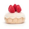Peluche Amuseable Pretty la tarte aux fraises (9 cm)  par Jellycat