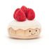 Peluche Amuseable Pretty la tarte aux fraises (9 cm) - Jellycat