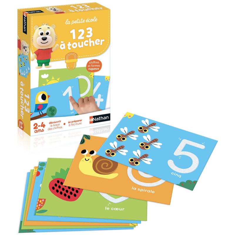 Jeu éducatif Petit école 123 à toucher Nathan
