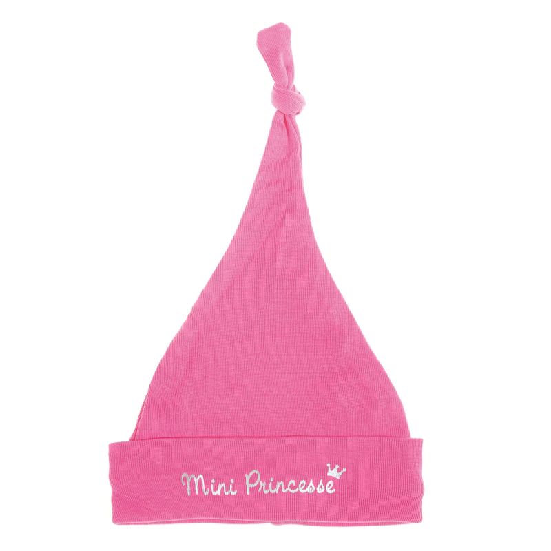 Bonnet naissance Mini Princesse fuchsia BB & Co