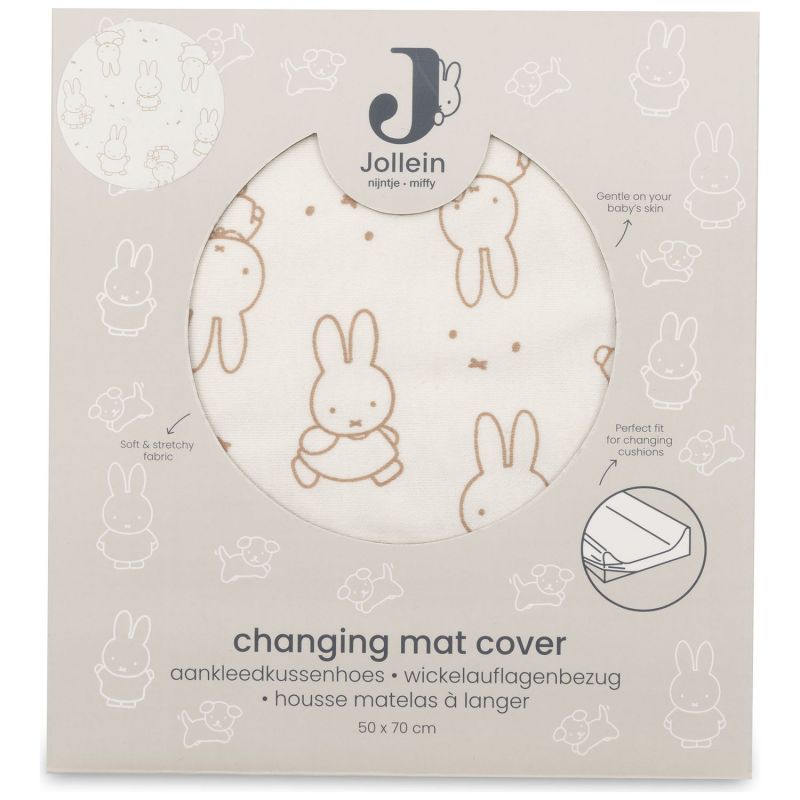 Housse de matelas à langer en jersey Miffy Moments Light Terra (50 x 70 cm) Jollein Packaging 8