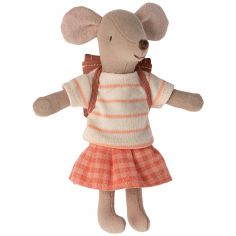 Souris Tricycle Grande sœur Corail - Maileg