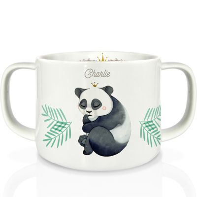 Tasse en porcelaine Panda (personnalisable)  par Gaëlle Duval