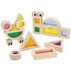 Jeu sensoriel Blocs translucides (18 pièces) Janod Produit 1