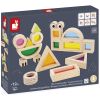 Jeu sensoriel Blocs translucides (18 pièces) Janod Packaging 8