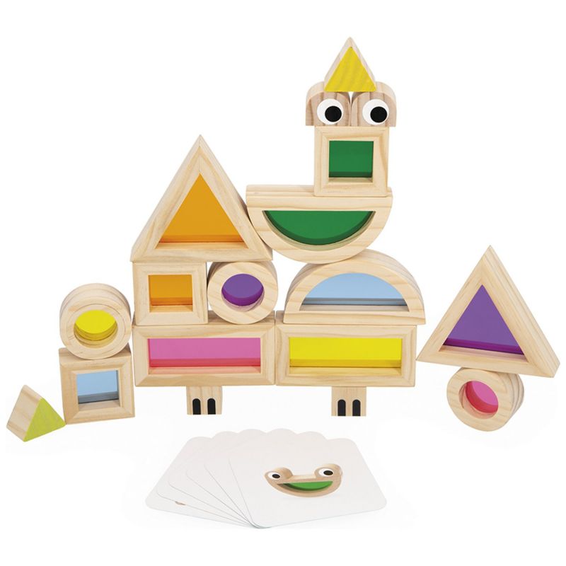 Jeu sensoriel Blocs translucides (18 pièces) Janod Produit 4