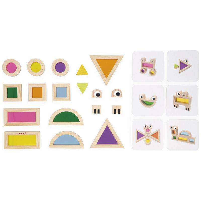 Jeu sensoriel Blocs translucides (18 pièces) Janod Produit 6