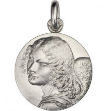 Médaille Ange de Léonard de Vinci 18 mm (argent 950°)  par Monnaie de Paris