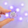 4 cubes lumineux Lila violet  par Glo Pals