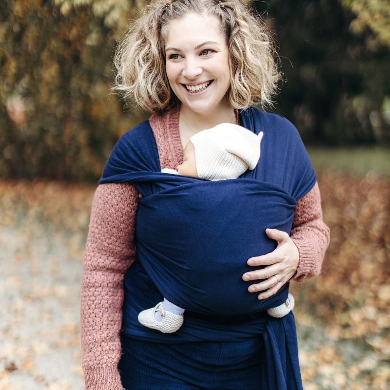 Echarpe de portage Boba Wrap Bleu Marine Boba