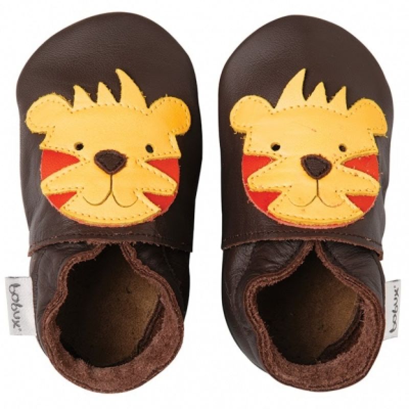 Chaussons bébé cuir Soft soles tigre (21-27 mois) Bobux