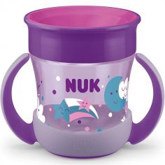 Tasse d'apprentissage 360° Mini Magic Cup violette (160 ml)