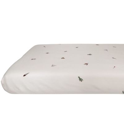 Drap housse en coton bio Petit Plume (70 x 140 cm)