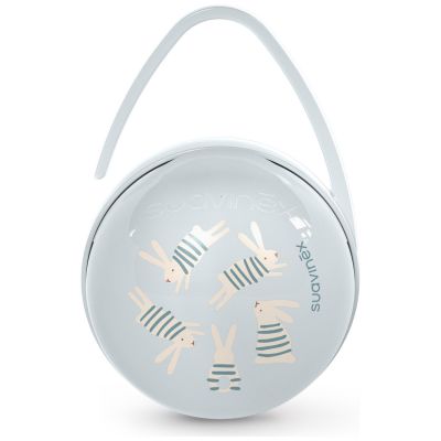 Range-sucette duo Wonderland Lapin bleu Suavinex