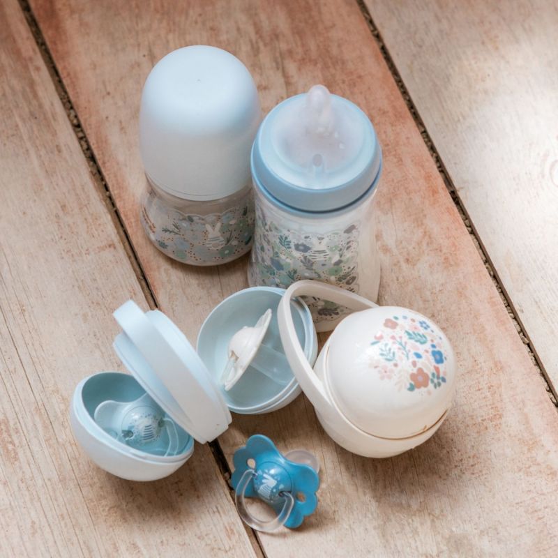 Range-sucette duo Wonderland Lapin bleu Suavinex Ambiance 2