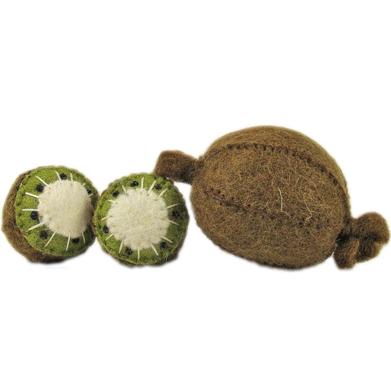 Lot de 3 kiwis en feutrine Papoose