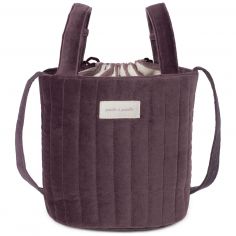 Sac Bucket Cherry Velvet - Pasito a pasito