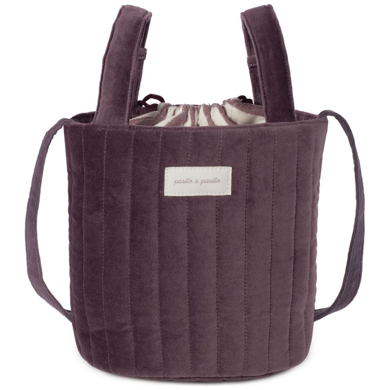 Sac Bucket Cherry Velvet Pasito a pasito Produit 1