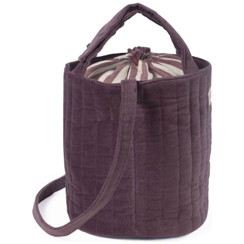 Sac Bucket Cherry Velvet Pasito a pasito Produit 3