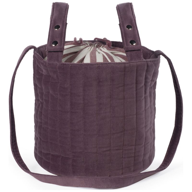 Sac Bucket Cherry Velvet Pasito a pasito Produit 4