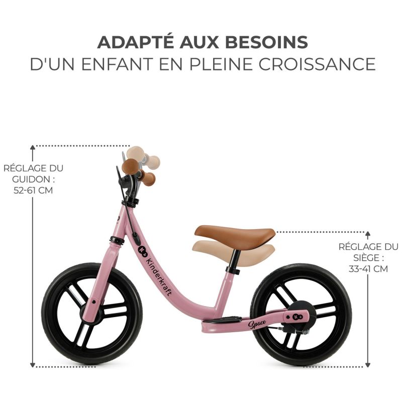 Draisienne Space Deep Dark Pink Kinderkraft Produit 3