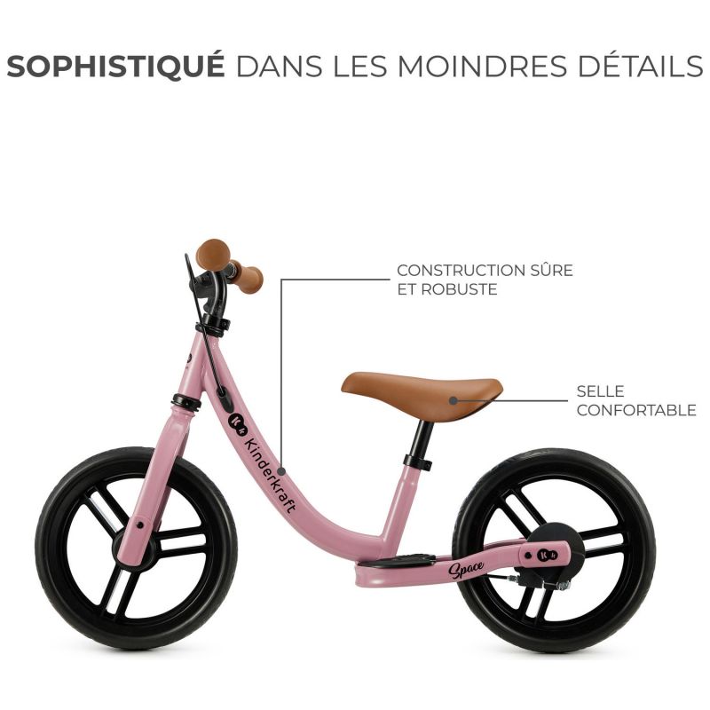 Draisienne Space Deep Dark Pink Kinderkraft Produit 4